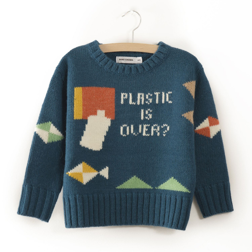 Bobo Choses Wool Sweater Sz 8/9 NWT